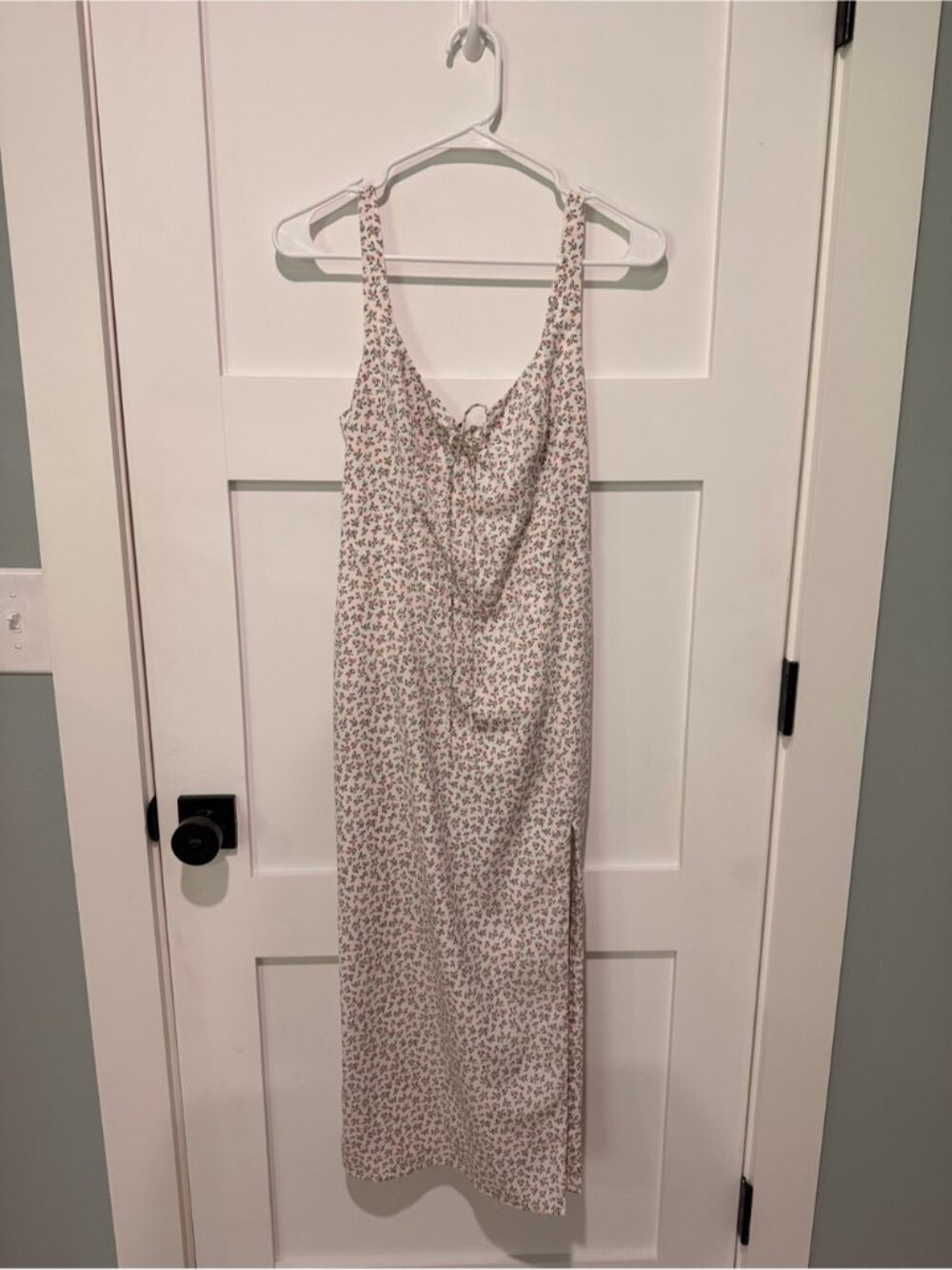 Abercrombie & Fitch White Floral Midi Dress Size Small